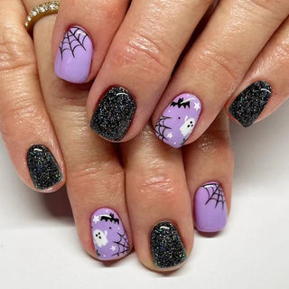  Halloween Pumpkin Press-On Nails cashymart