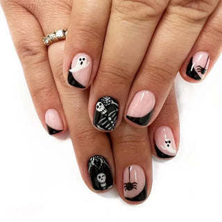  Halloween Pumpkin Press-On Nails cashymart