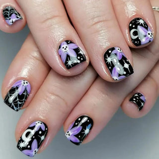  Halloween Pumpkin Press-On Nails cashymart