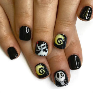  Halloween Pumpkin Press-On Nails cashymart