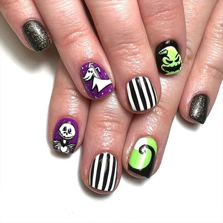  Halloween Pumpkin Press-On Nails cashymart