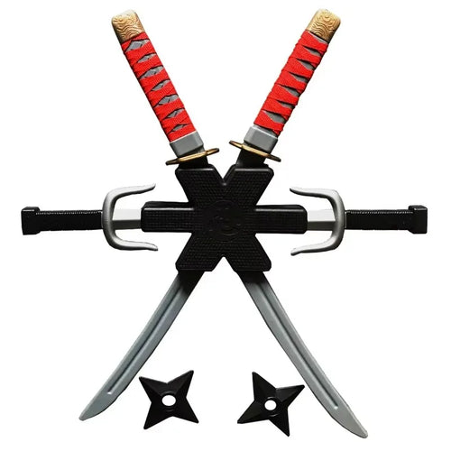  Halloween Samurai Ninja Sword Set 7 Pieces cashymart
