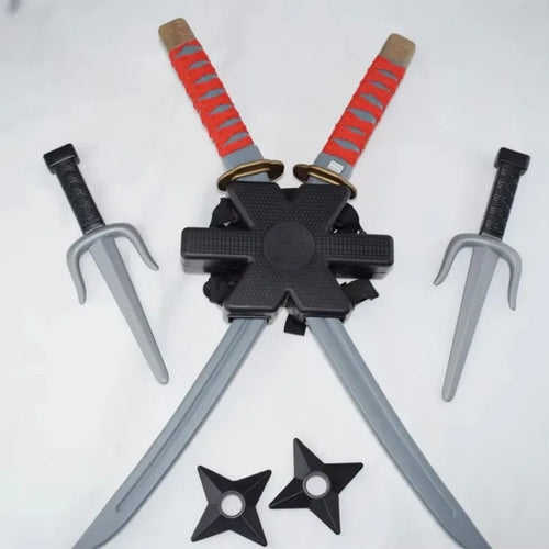  Halloween Samurai Ninja Sword Set 7 Pieces cashymart