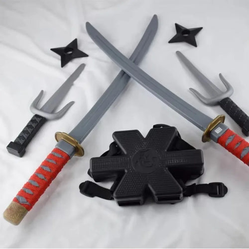  Halloween Samurai Ninja Sword Set 7 Pieces cashymart