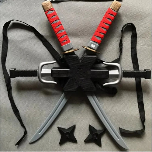  Halloween Samurai Ninja Sword Set 7 Pieces cashymart