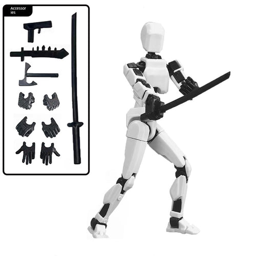  Hand-Made Model Movable Joint Assemble Figure Toy cashymart