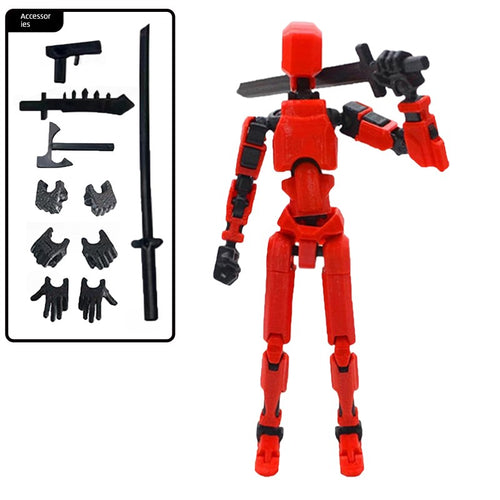  Hand-Made Model Movable Joint Assemble Figure Toy cashymart