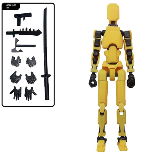  Hand-Made Model Movable Joint Assemble Figure Toy cashymart