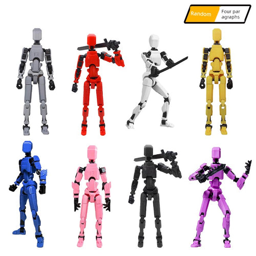  Hand-Made Model Movable Joint Assemble Figure Toy cashymart