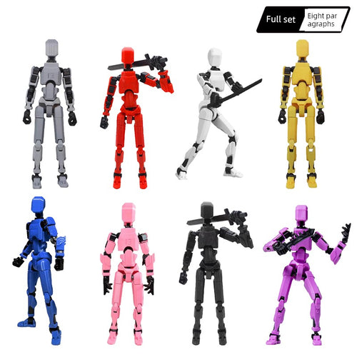  Hand-Made Model Movable Joint Assemble Figure Toy cashymart