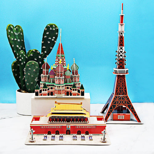  Handcrafted 3D Puzzle Educational Toy for Kids cashymart