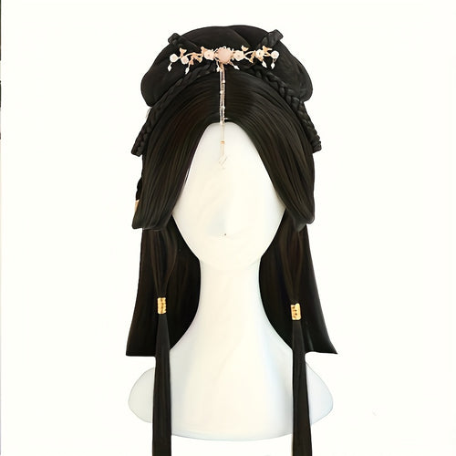  Hanfu Elegance: Long Straight Braid Wig cashymart