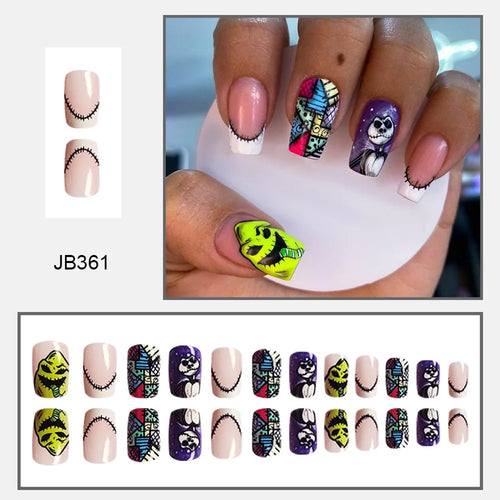  Hauntingly Stylish Purple Bat Stiletto Press-On Nails cashymart