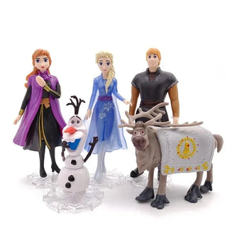  Disney Frozen 2 Elsa Anna Olaf Kristoff Sven PVC Action Figure cashymart