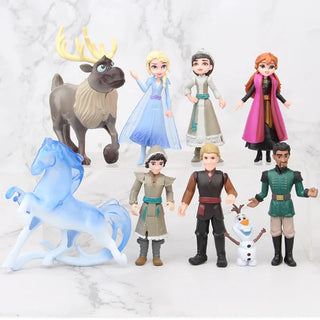  Disney Frozen 2 Elsa Anna Olaf Kristoff Sven PVC Action Figure cashymart