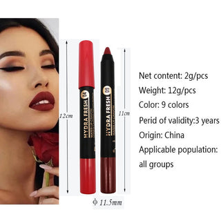 9-Color Matte Lipstick Pen