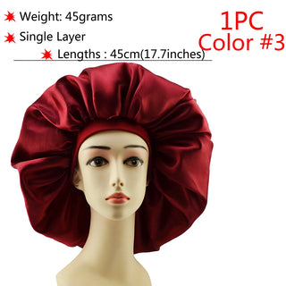  Adjustable Satin Sleep Bonnet cashymart