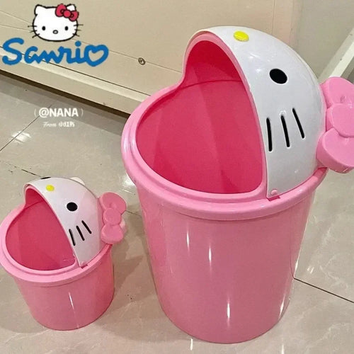  Hello Kitty Kawaii Trash Can for Home cashymart