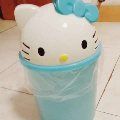 Hello Kitty Kawaii Trash Can for Home cashymart