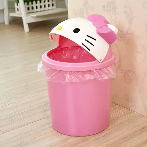  Hello Kitty Kawaii Trash Can for Home cashymart