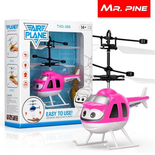  Colorful LED Flying RC Helicopter Toy cashymart