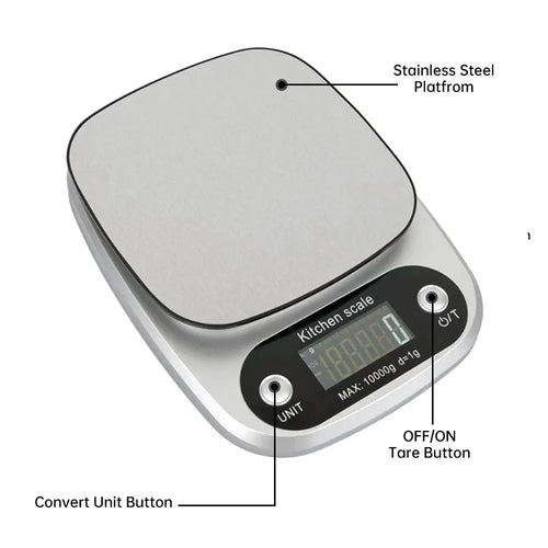  High Precision Digital Kitchen Scale 10kg cashymart