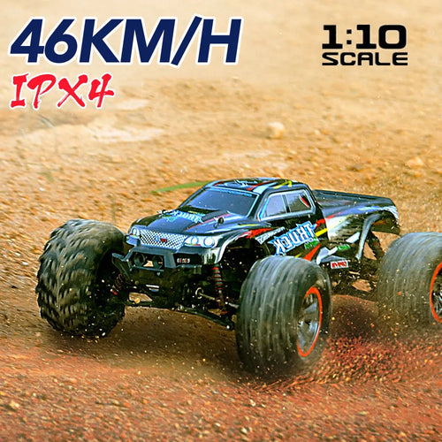  High-Speed 1:10 RC Off-Road Truck - Waterproof Dual Motor Adventure cashymart