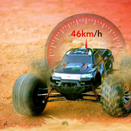  High-Speed 1:10 RC Off-Road Truck - Waterproof Dual Motor Adventure cashymart