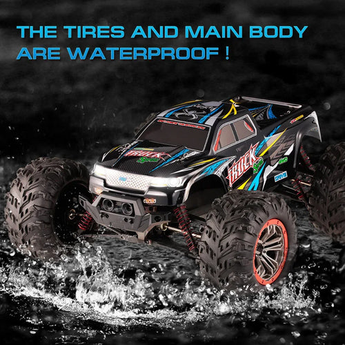  High-Speed 1:10 RC Off-Road Truck - Waterproof Dual Motor Adventure cashymart