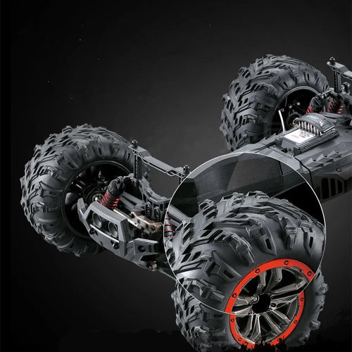  High-Speed 1:10 RC Off-Road Truck - Waterproof Dual Motor Adventure cashymart