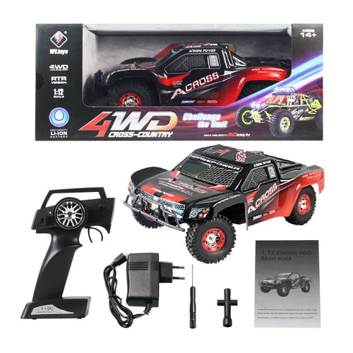  High-Speed 1:12 Off-Road Remote Control Truck - 4WD Drift Fun cashymart