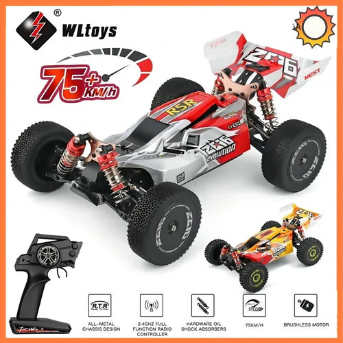  High-Speed 1:14 WLtoys 144001 RC Car - 60Km/H Off-Road Adventure cashymart