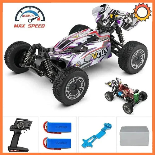  High-Speed 1:14 WLtoys 144001 RC Car - 60Km/H Off-Road Adventure cashymart