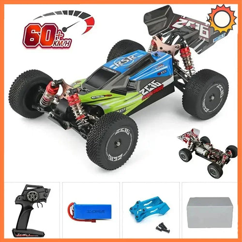  High-Speed 1:14 WLtoys 144001 RC Car - 60Km/H Off-Road Adventure cashymart