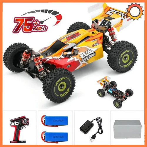  High-Speed 1:14 WLtoys 144001 RC Car - 60Km/H Off-Road Adventure cashymart