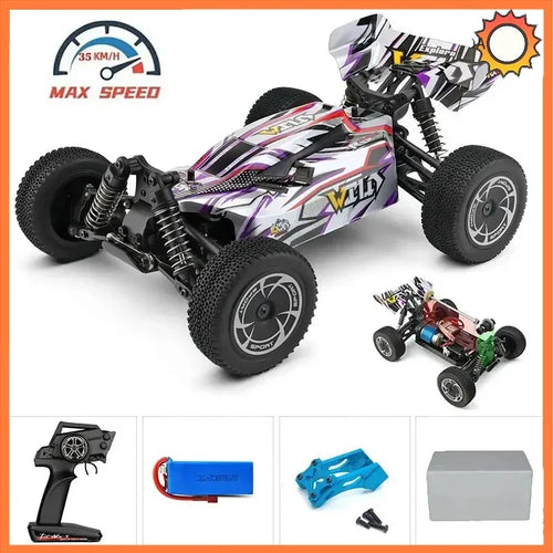  High-Speed 1:14 WLtoys 144001 RC Car - 60Km/H Off-Road Adventure cashymart
