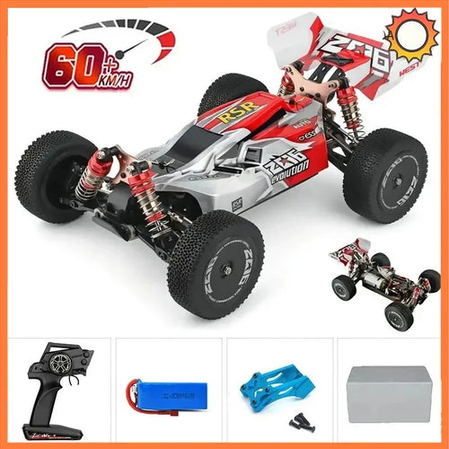  High-Speed 1:14 WLtoys 144001 RC Car - 60Km/H Off-Road Adventure cashymart
