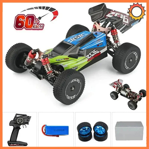  High-Speed 1:14 WLtoys 144001 RC Car - 60Km/H Off-Road Adventure cashymart