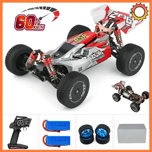  High-Speed 1:14 WLtoys 144001 RC Car - 60Km/H Off-Road Adventure cashymart
