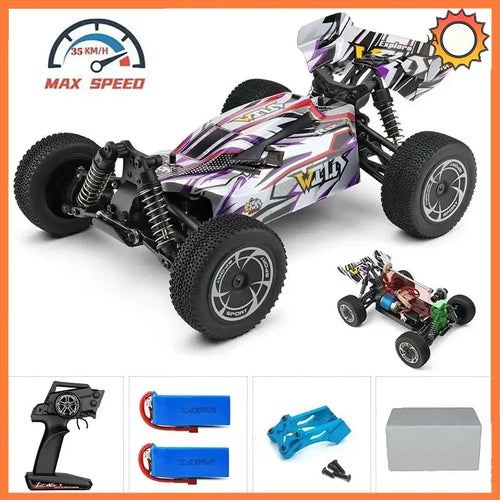  High-Speed 1:14 WLtoys 144001 RC Car - 60Km/H Off-Road Adventure cashymart