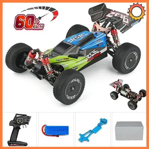  High-Speed 1:14 WLtoys 144001 RC Car - 60Km/H Off-Road Adventure cashymart