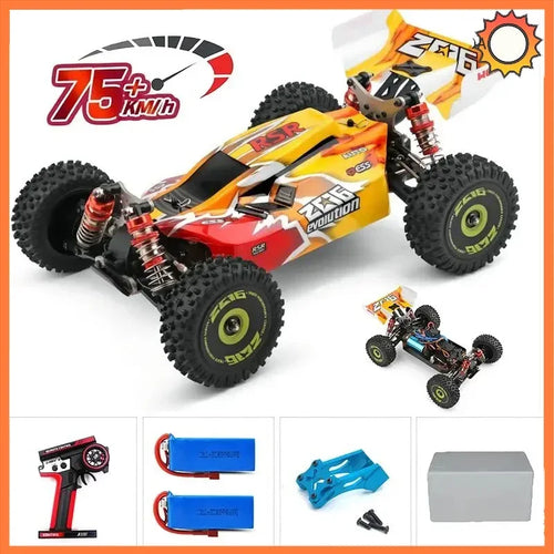  High-Speed 1:14 WLtoys 144001 RC Car - 60Km/H Off-Road Adventure cashymart