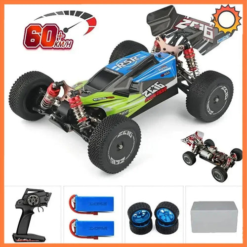  High-Speed 1:14 WLtoys 144001 RC Car - 60Km/H Off-Road Adventure cashymart