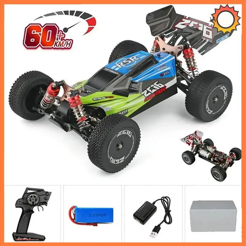  High-Speed 1:14 WLtoys 144001 RC Car - 60Km/H Off-Road Adventure cashymart