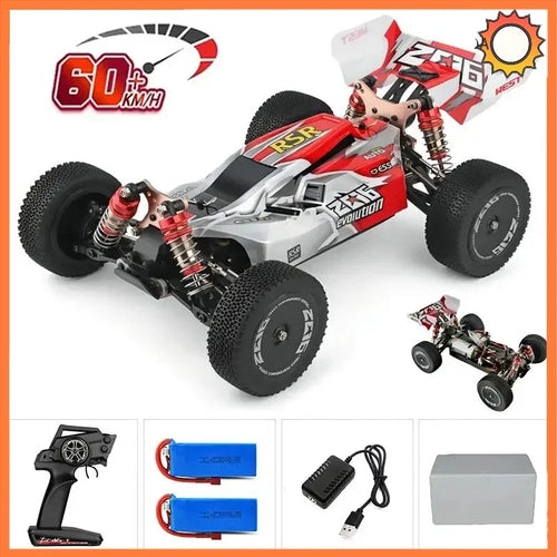  High-Speed 1:14 WLtoys 144001 RC Car - 60Km/H Off-Road Adventure cashymart