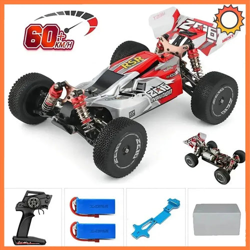  High-Speed 1:14 WLtoys 144001 RC Car - 60Km/H Off-Road Adventure cashymart