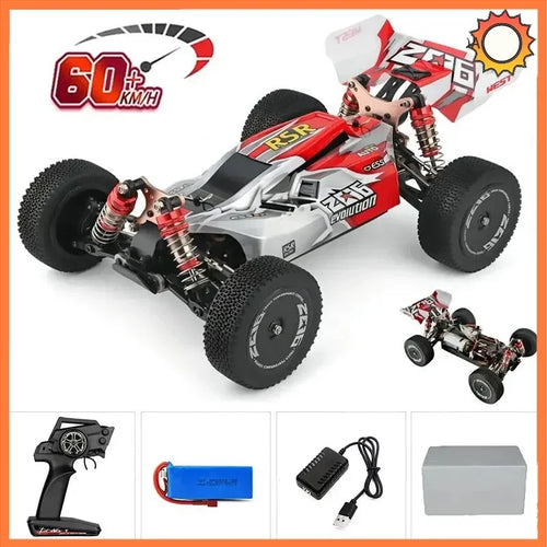  High-Speed 1:14 WLtoys 144001 RC Car - 60Km/H Off-Road Adventure cashymart