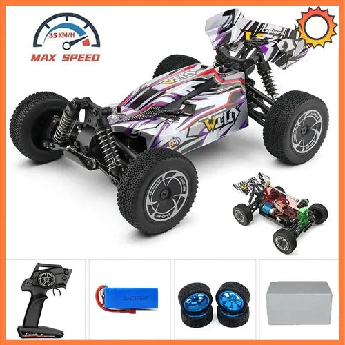  High-Speed 1:14 WLtoys 144001 RC Car - 60Km/H Off-Road Adventure cashymart