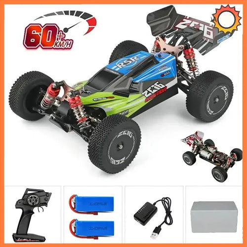  High-Speed 1:14 WLtoys 144001 RC Car - 60Km/H Off-Road Adventure cashymart