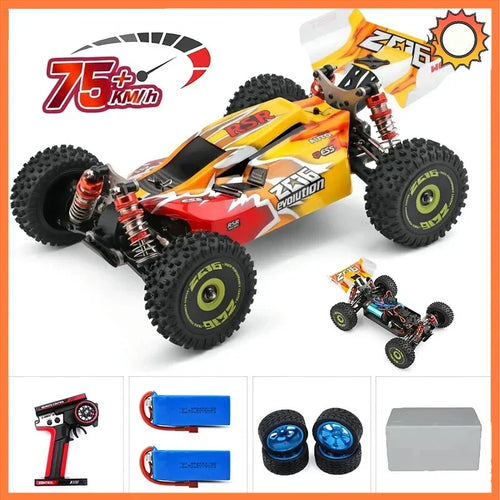  High-Speed 1:14 WLtoys 144001 RC Car - 60Km/H Off-Road Adventure cashymart